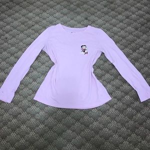 Betty boop long sleeve